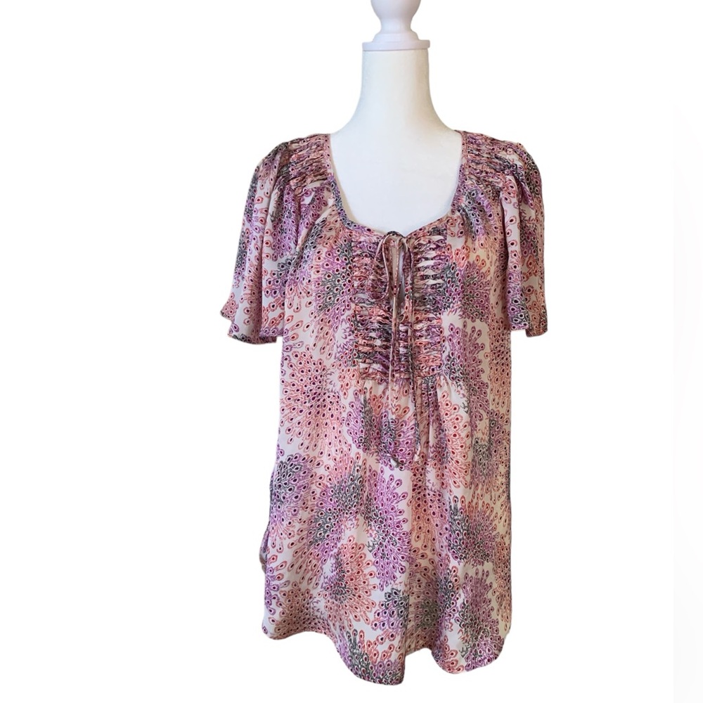 Daniel Rainn silky Multi-colored blouse